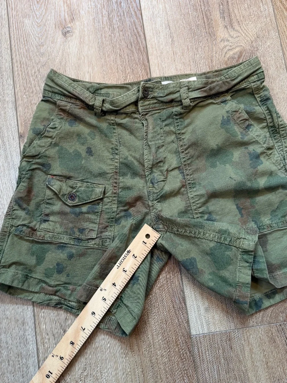 Anthropologie The Wanderer Camo Utility Shorts